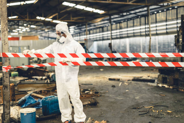 Professional Hoarding Cleanup technician working in Franconia, VA